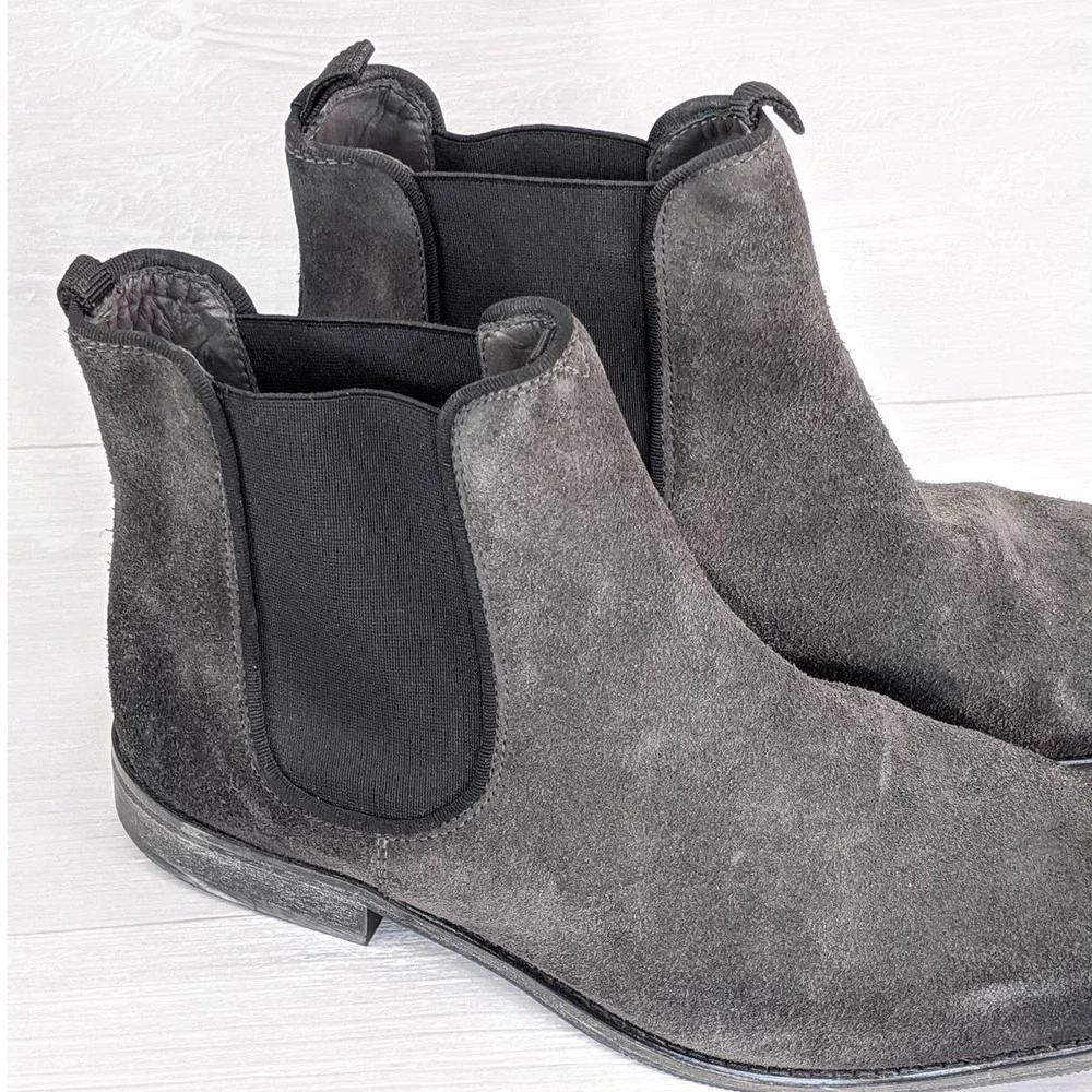 Liebeskind Berlin Gray Chelsea Boot Size EU 41 EUC - Picture 2 of 7
